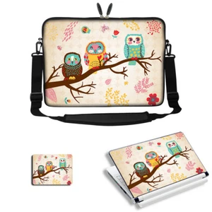 Bolsa para computadora portátil de 15"" 15,6"" con correa para el hombro y almohadilla para mouse de piel a juego 3080 - Imagen 1 de 5