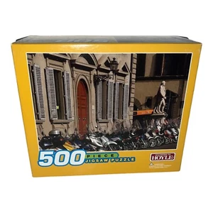 According to Hoyle 500 Piece Jigsaw Puzzle #5500 Motorcycles New In Box Sealed - Picture 1 of 8