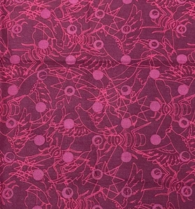 Andover By Alison Glass Pattern 8484 Link Pink and Purple 18 Inches x 42 Inches - Picture 1 of 5