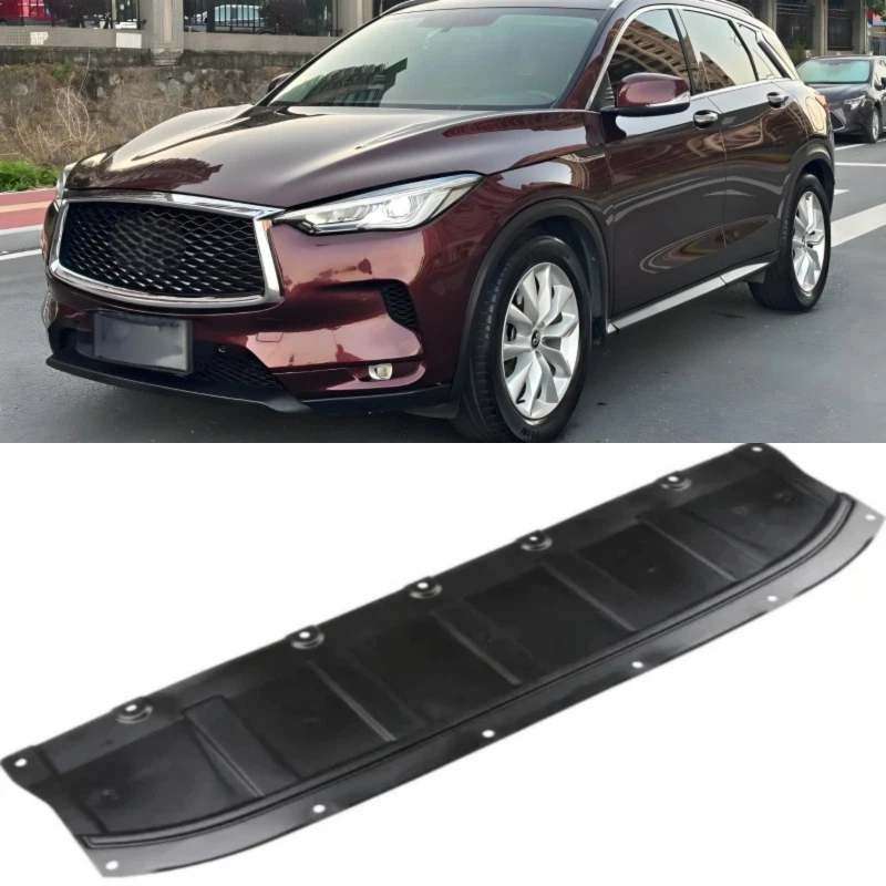 Protector de protección frontal debajo de la cubierta del motor apto para INFINITI QX50 2019-2021 Foto 1 de 4