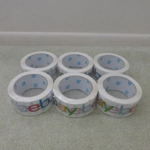 6 Rolls Ebay Logo Tape 2" x 75’ Sealed - Picture 1 of 9