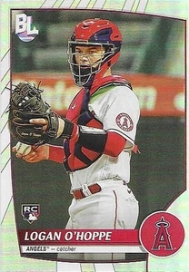 2023 Topps Big League Rainbow Foil Logan O'Hoppe #203 Rookie Card RC LA Angels - Picture 1 of 2