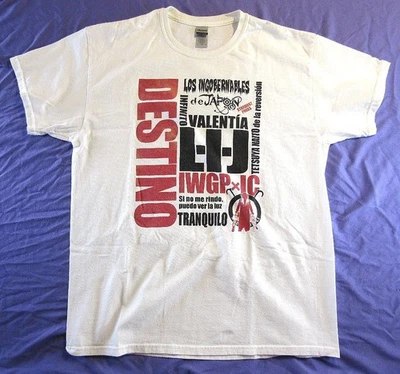 Camiseta Blanca IWGP Wresting Los Ingobernables De Japón Tetsuya Naito Destino L Foto 1 de 4