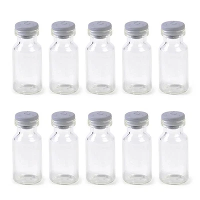 10x 2ml Miniflaschen Fläschchen Schnapsflaschen Likörflaschen Glasfläschchen ye - Bild 1 von 3