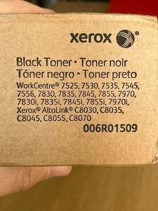 Sealed Xerox 006R01509 Black Toner Cartridge for WorkCentre 7830/7835/7845/7855 - Afbeelding 1 van 3