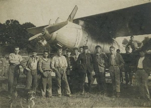 Frankreich Strasbourg Aviation Breguet 19 ? Flugzeug altes Schnappschuss Foto 1928 - Bild 1 von 3