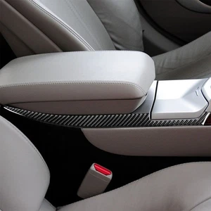 NEW For 2008-13 Cadillac CTS Carbon Fiber Interior Foor Console Side Cover Trim - Foto 1 di 10