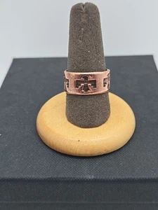 Vintage Native American Solid Copper Thunderbird Ring Size 9 - Picture 1 of 5
