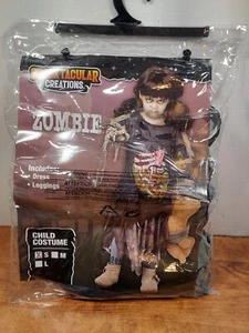 Spooktacular Creations Child Girl Zombie Costume Includes Dress & Leggings -Sz S - Picture 1 of 7