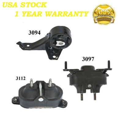 3 PIEZAS MOTOR DELANTERO Y MONTAJE TRANS APTO PARA Chevrolet Malibu 2004-2010 3,5 l Foto 1 de 4