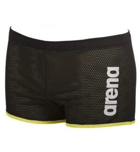 Arena Men's Square Cut Drag Suit Shorts trunks Swimming Training BNWT Uk 38 XL - Picture 1 of 3