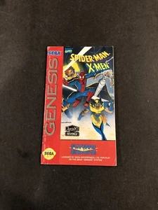 spiderman xmen arcades revenge genesis Sega Manual Only - Picture 1 of 6