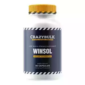 CrazyBulk WINSOL (WINSTROL) Natural Alternative for Lean Mass & Strength 90caps - Picture 1 of 1