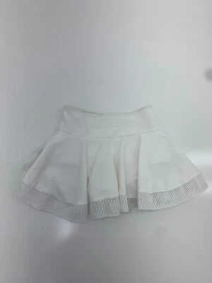 Falda blanca con volantes para niñas talla mediana Foto 1 de 4