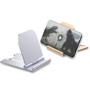 2 Pcs Mobile Phone Tablet Holder Desktop Stand Portable Brackets - Photo 1 sur 12