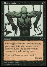 Reanimate  X (1) Tempest MTG Excellent/Near Mint (RG) 4RCards