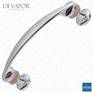 Manija de ducha de metal Di Vapor (R) 145 mm para puerta | (14,5 cm) orificio a orificio - Imagen 1 de 2