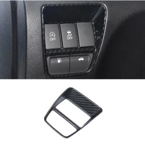 Carbon Fiber Car Headlight Adjustment Switch Cover Trim For Acura TLX 2015-2022 - Picture 1 of 7