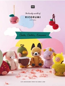 Rico Ricorumi Cute Cuter Kawaii Crochet Pattern Book Wool Yarn - Picture 1 of 1