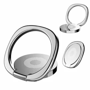 Universal 360° Finger Ring Cell Phone Holder Stand Car Magnetic Metal Plate - Picture 1 of 65