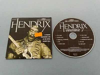 JIMI HENDRIX - LIVE AT THE ROYAL ALBERT HALL - 10 TITRES - SUNDAY TIMES - CD - Photo 1/2