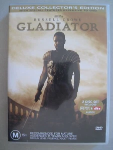 Gladiator (Deluxe Collector's Edition, 2 Disc Set, DVD, 2000), Region 4-Like New - Picture 1 of 3