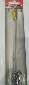 Terminator 8" Umbrella Rig 5 Stainless Steel Wire Gold Siner Shad Head 1/4 oz - Picture 1 of 12