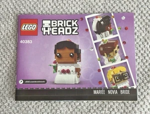 40383 LEGO BrickHeadz Bride Manual, 2020, Excelente Estado, Retirado - Imagen 1 de 2