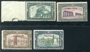 1930 Eritrea Milizia III emissione serie completa 4 valori spl ** MNH - Picture 1 of 1