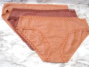 Natori 156058 Bliss Cotton Women's Briefs Panties 3-Pack US Size XXL - Picture 1 of 6