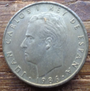 Spain 100 Pesetas 1985 Juan Carlos I value as "CIEN" - Picture 1 of 2