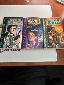 Star Wars: The Corellian Trilogy: 3 Book 1st Ed PB Lot: No Legends Banners - Picture 1 of 8