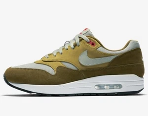 Nike Air Max 1 Premium Retro - TAGLIA 8,5 - 908366-300 abete verde curry oliva OG - Foto 1 di 6
