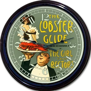 "Reloj de pared Malvin Franklin con música ragtime The Lobster Glide" - Imagen 1 de 1