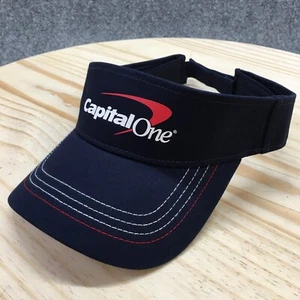 Capital One Cap America Visor Hat Mens Blue One Size Adjustable Curved Brim - Picture 1 of 11