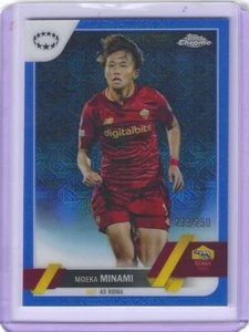 2022-23 TOPPS CROMO UEFA MUJER MOEKA MINAMI #17 AZUL #233/250 ROMA - Imagen 1 de 2