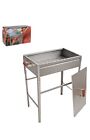 Portable Grill Charcoal Bbq Shish Kabob Stove Camping Outdoor Stainless Steal