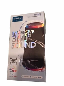 Soundcore - Altavoz Bluetooth Portátil Inalámbrico Impermeable Anker Flare 2 - Negro - Imagen 1 de 4