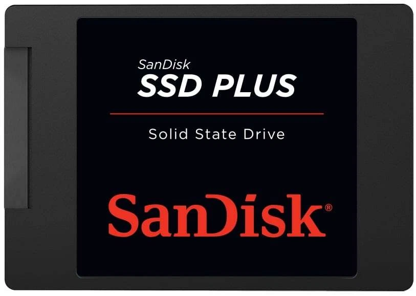 SanDisk SSD Plus 480GB Intern Festplatte 2,5" SATA 6 Gbps 535MB/s|Mehr Leistung - Bild 1 von 1
