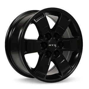 18 inch 18x8 RTX Denver Satin Black wheel rim 6x120 +35 - Picture 1 of 1