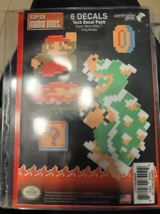 Nintendo SUPER MARIO BROS. KING KOOPA 6 DECAL PACK TECH STICKERS NEW controller - Picture 1 of 3