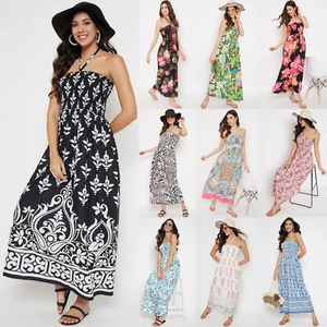 Gypsie Blu Women's Strapless Maxi Dress Plus Size Tube Top Long Sleeveless Dress - Picture 1 of 134