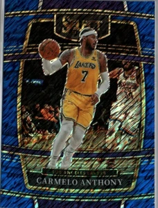 2021-22 Panini Select - Concourse Carmelo Anthony #31 Blue Shimmer Prizm - Picture 1 of 2