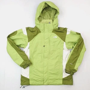 North Face Jacket Womens Large Green Hyvent 3in1 SHELL ONLY Ski Coat Outdoor - Picture 1 of 21