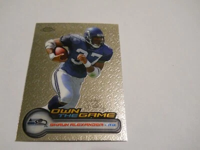 SHAUN ALEXANDER OWN THE GAME INSERT SEATTLE SEAHAWKS 2006 TOPPS CHROME - Image 1 of 2