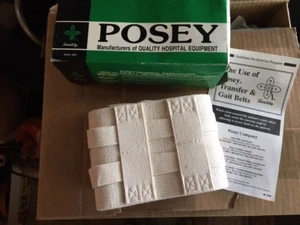 POSEY 6525-M WALKING BELT 5" WIDE WITH HANDLES & BUCKLE CLOSURE - Picture 1 of 7