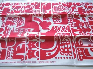 Marimekko KANTELEEN KUTSU Asciugamano da tè x 2 pezzi Tessuto Sanna Annukka - Foto 1 di 10
