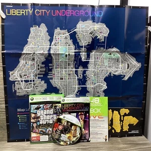 Xbox 360 Grand Theft Auto Episodios del juego Liberty City con mapa manual PAL - Imagen 1 de 10