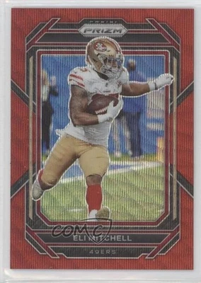 2022 Panini Prizm Red Wave Prizm /149 Elijah Mitchell Eli Mitchell #264 - Image 1 of 2