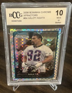 Haloti Ngata 2006 Bowman Chrome RC XFRACTORS 037/250 - BCCG 10 - Picture 1 of 2